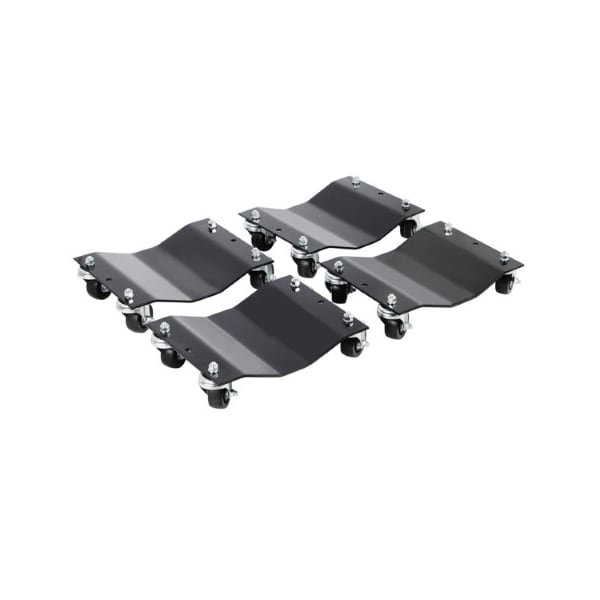 Fleming Supply Wheel Dolly- Set of 4, Steel Tire Skates with 3-Inch Ball Bearing Casters 724037ILV - main